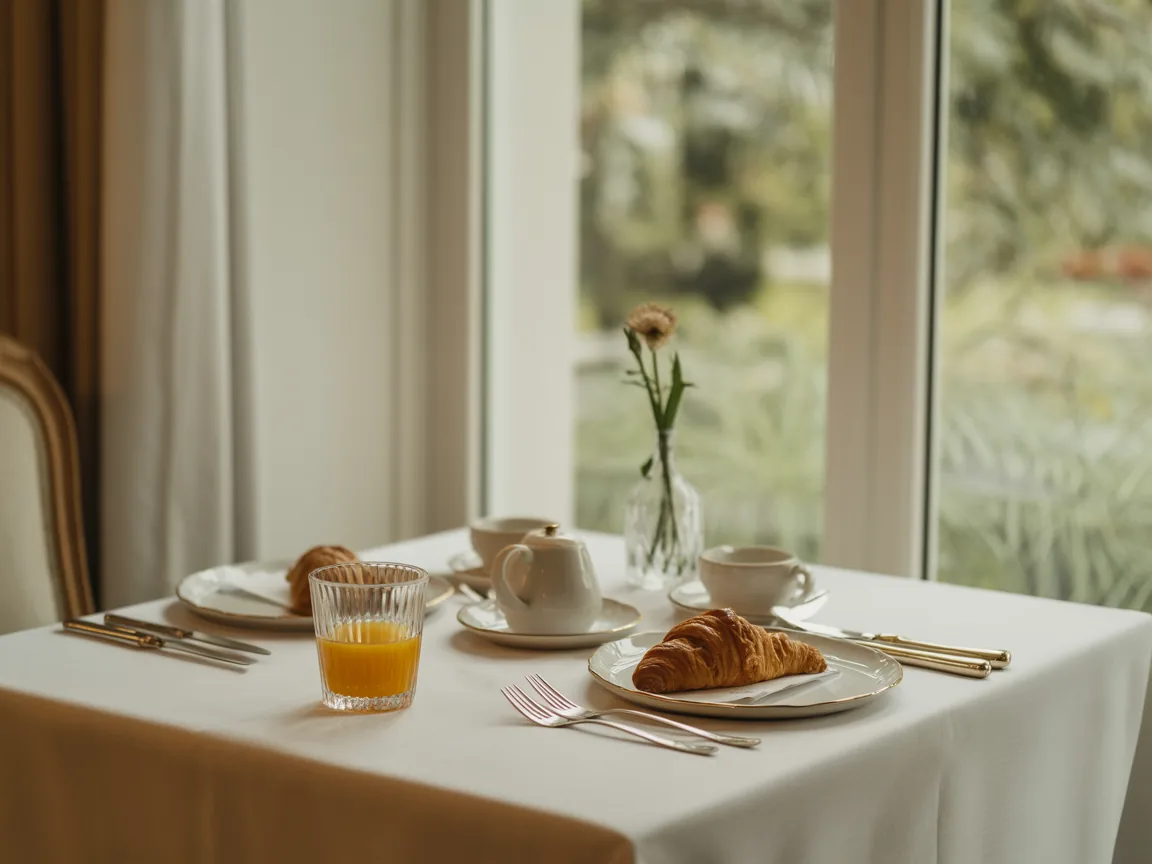Breakfast in silence